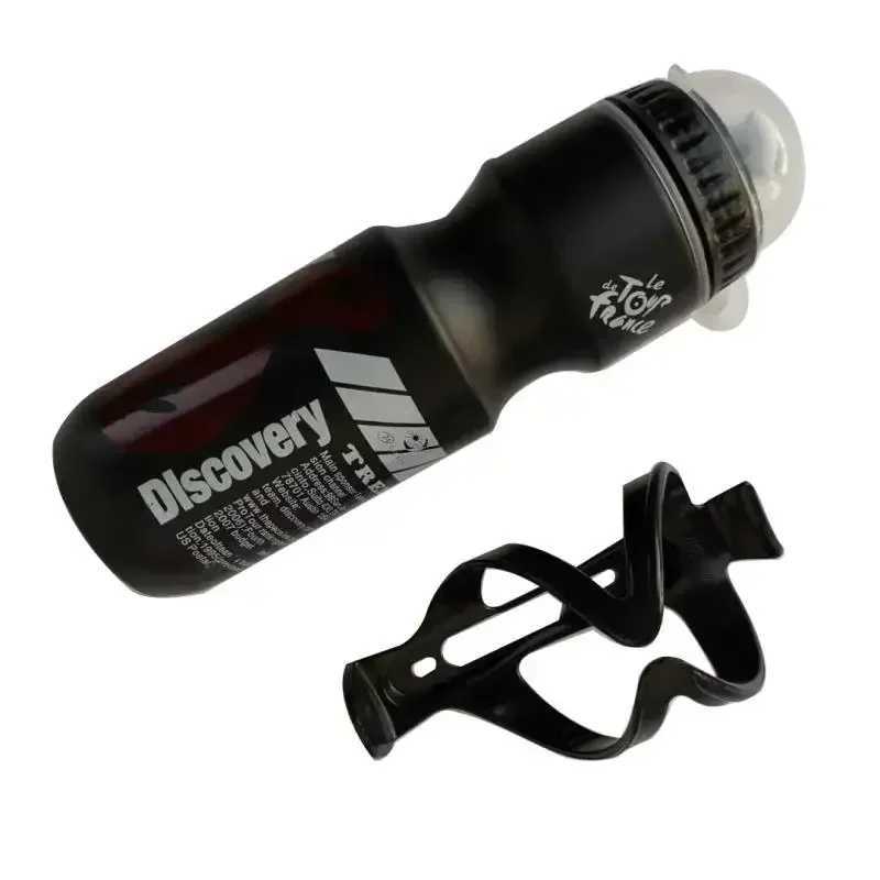 Bicycle Mountain Bike Sports Water Bottle with Water Bottle Bracket Outdoor Sports Camping Beverage Cup Portable Water Bottle J250923