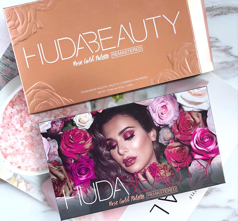 Huda Beauty 18 Colors Eyeshadow Palette Naughty NUDE Rose Gold Textured DESERT DUSK MERCURY RETROGRADE em power ed Makeup Eye shadow Beauty free shipp