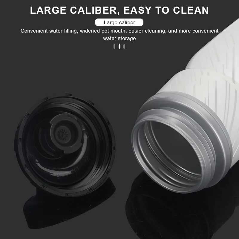 620ML Bike Water Bottle PP Dual Layer Insulated Thermal Cup Bicycle Bottle Portable Squeeze Drinking Outdoor Riding Sport Kettle J250923