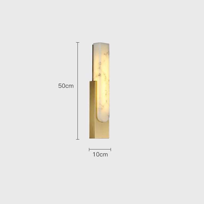 Spanish simulation marble Wall lamp Minimalist Bedroom Background wall Bedside lamp light luxury living room Wall light C251124