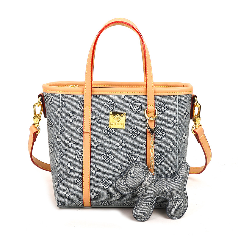 free shipping designer bag Light luxury new casual handbag versatile single shoulder cross body tote bag for women blue khaki coffee