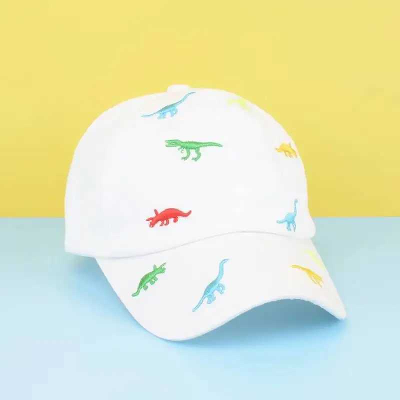 Kids Baseball Cap Dinosaur Embroidery Children Girls Boys Sun Hat Spring Summer Outdoor Adjustable Visor Baby Cap Z251029