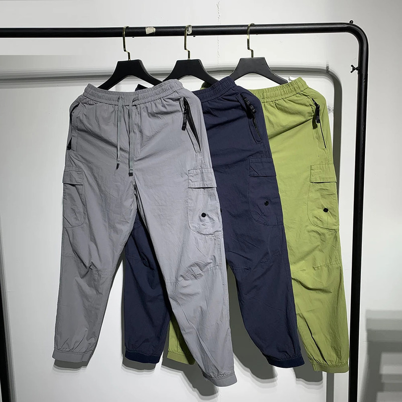 Spring and Autumn Thin Pants for Men and Women Side Embroidered Casual Sports Pants for Men Badge Pants 241018