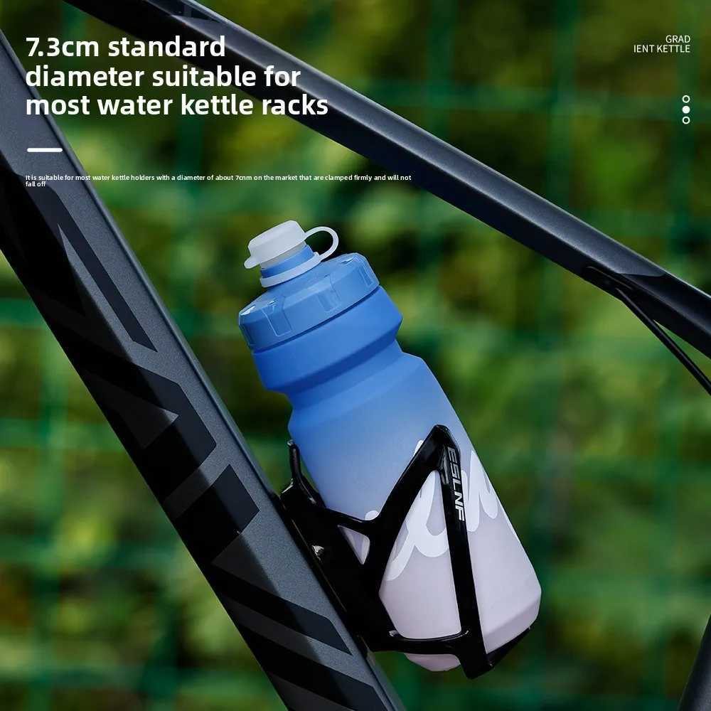 ESLNF Cycling Water Bottle 650ml Ultra light Leakproof Squeezable amping Hiking Sports Bicycle Kettle Bicycle Acces J250923