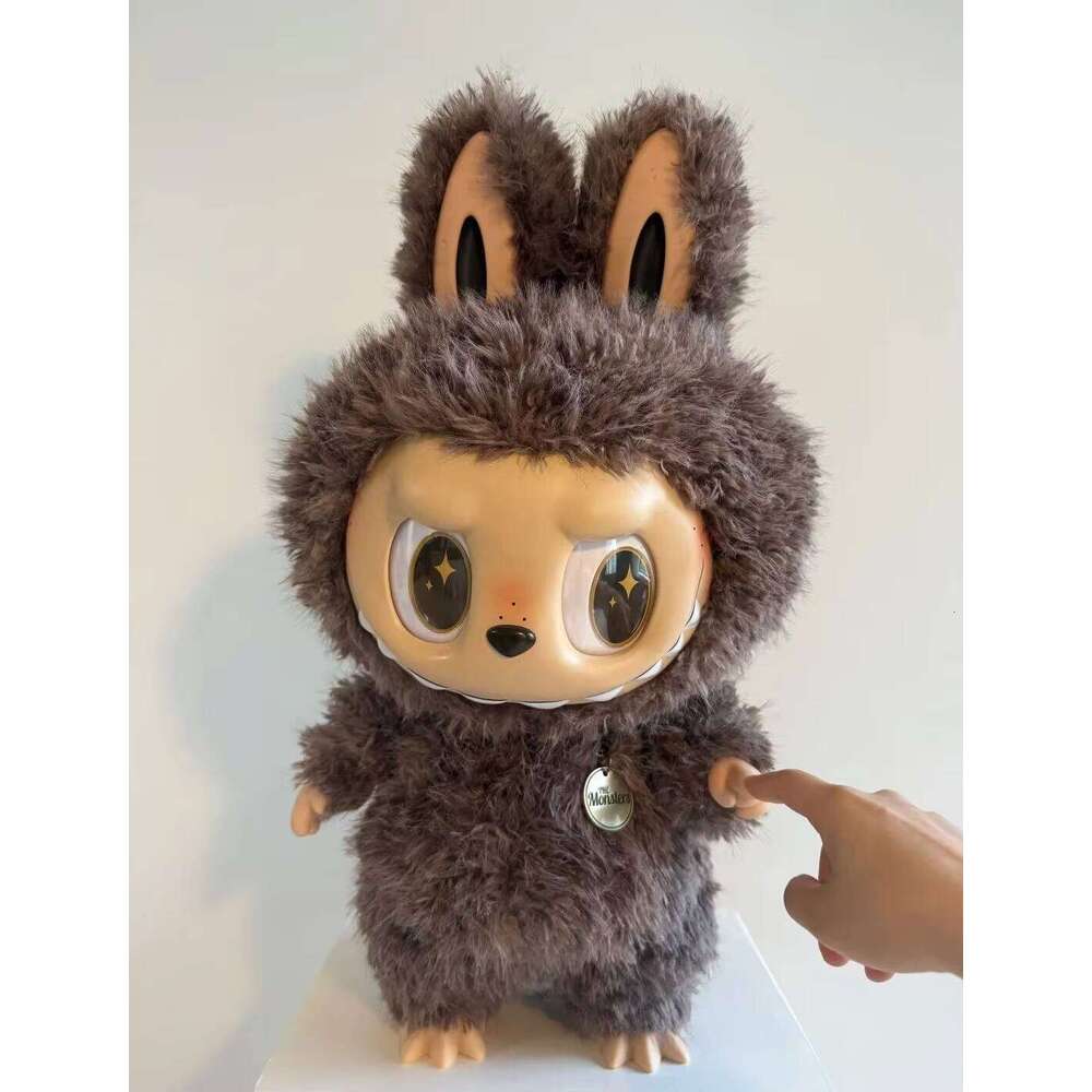 Zimomo Large 58 Cm Original Labubu Plushine Anime Dolls Discover U Enamel Characters Mystery Boxes