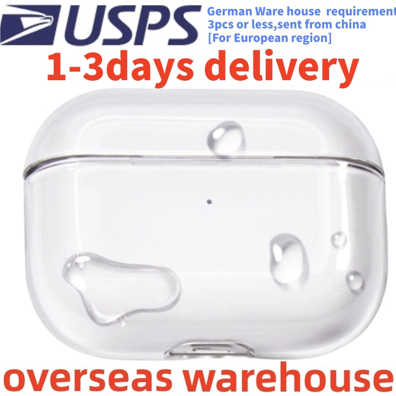 USA Stock case for AirPods pro 2 earphone 3rd 5 4 6 earphones 3 Solid Silicone Cute Protective Headphone Cover Wireless Charging 3nd 2nd anc