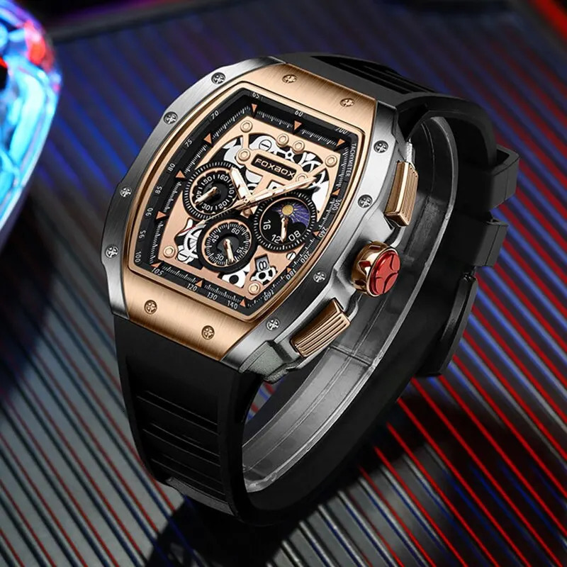 Sports Watch Men Top Mens Watches Business Waterproof Military Quartz Chronograph Wristwatch Montre Homme 250911