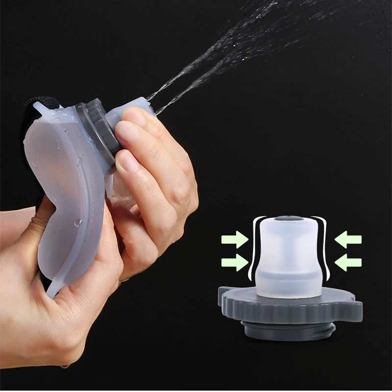 Wrist Sports Water Bottle Foodgrade Silicone Water Cup Creative and Portable for Outdoor Cycling Running and Mountain Climbing J250923