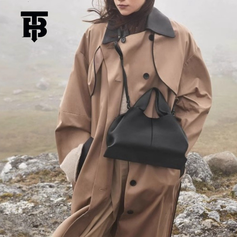 TB BHULAMTE Free Shipping New Designer Bag French Cloud Bag Genuine Leather 2025 High-quality Women's Fashion Dumpling Bag Armpit Handbag Shoulde