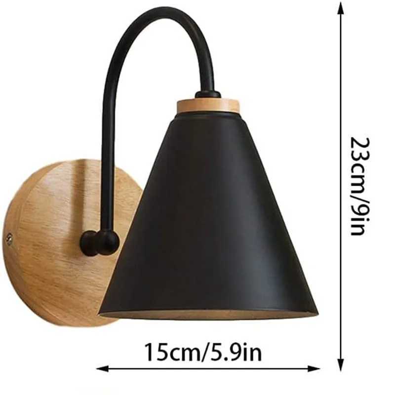 Modern Minimalist LED Wall Light Black White Interior Decoration Lamps Nordic Indoor Wall Lamp with Switch for Bedroom Bedside C251124