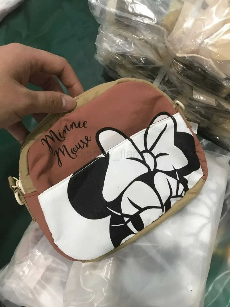 Disney New Minnie Ladies Shoulder Bag Fashion Girls Handbag Cartoon Cute Crossbody BagXJ250923