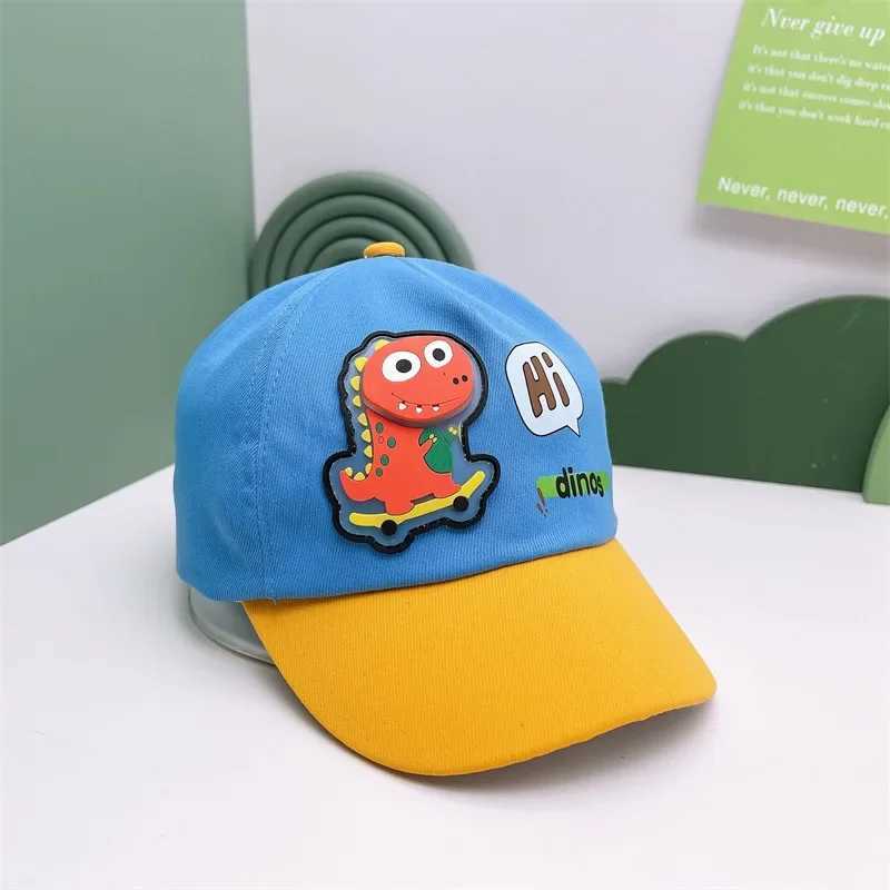 Childrens Kids Baseball Cap for Girl Boy Spring Summer Baby Sun Hat Cute Cartoon Animals Dinosaur Toddler Caps Z251029