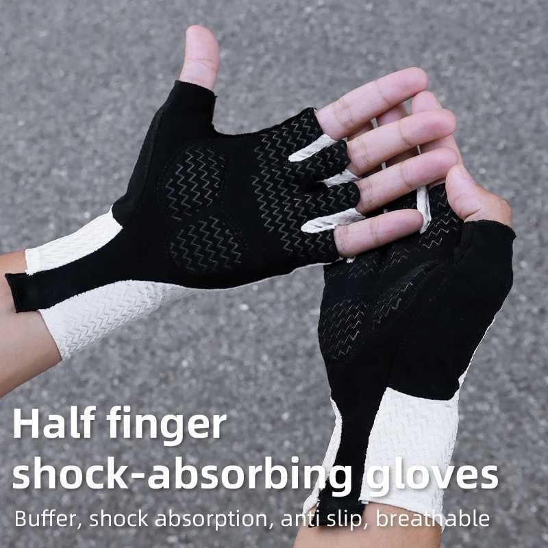 Cycling Half Finger Gloves Men Women Breathable Antislip Glove Fitness Sport Training Bicycle Gloves J2509221