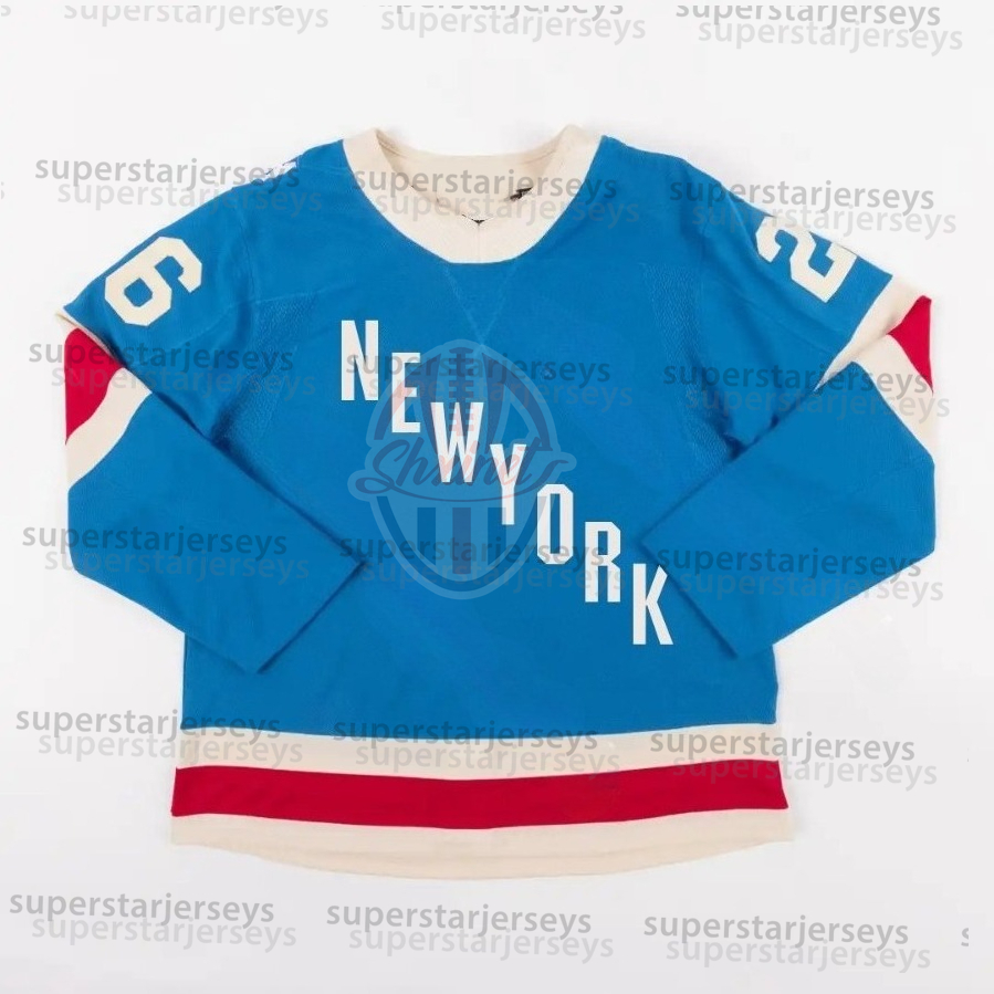 2025 Centennial 10 Artemi Panarin NY hockey jersey 11 MESSIER Matt Rempe 23 Adam Fox Igor Shesterkin Mika Zibanejadd Trocheck JT Miller Alexis Lafreni