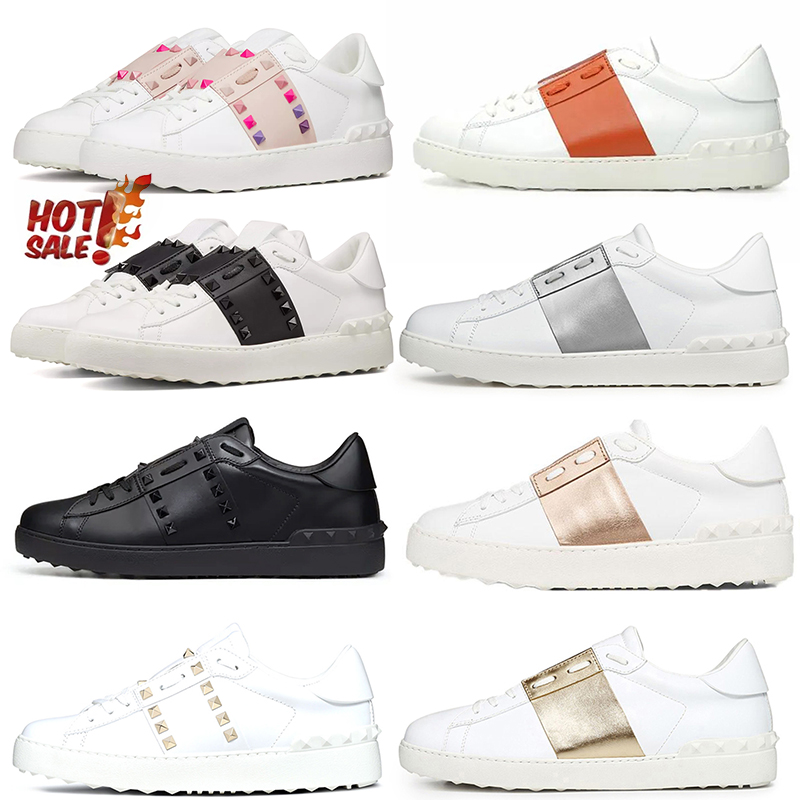 Designer Sneakers Women Men Flat Sneakers Leather Spliced Sports Shoes Vintage Casual Shoes Low Top White Pink Women Classic Tennis Shoes with box 36-45