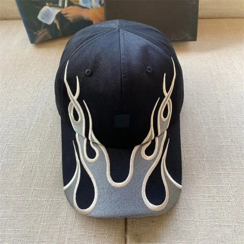 Embroidered Baseball Hat Fashion Hip Hop Cowboy Sun Hat Adjustable Blue Sun Hat Adult 240531bj