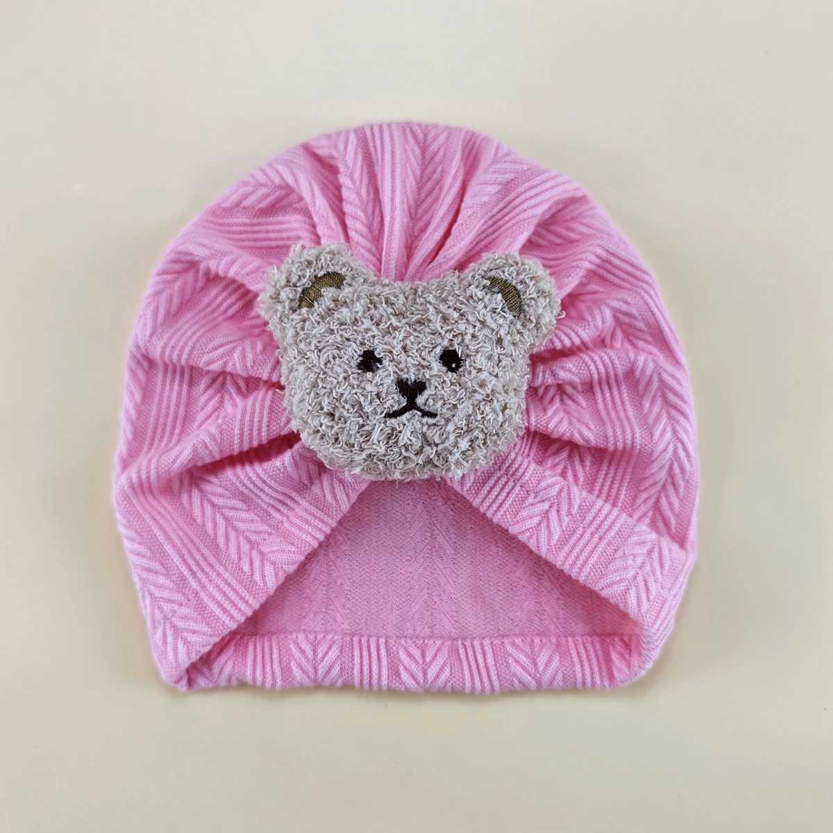 Toddler Headwear Beanie Infant Bear Indian Hat Baby Bandana Headwraps Cute Newborn Turban Cap Kids Headband Hairband Z251029