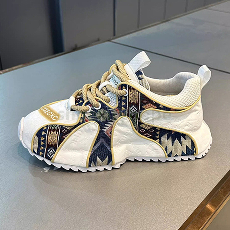 Designer Shoes Casual vintage sneakers Breathable mens trainers comfort Durable Non-slip soft soles chunky sneaker Size 39-44