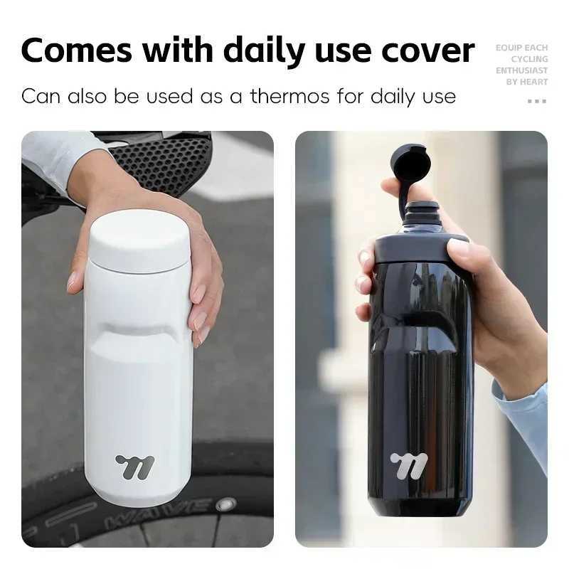 WEST BIKING Cycling Water Bottle 550ml FoodGrade Stainless Steel Thermal Bottle Sports Metal Kettle Cold Water Insulated Bottle J250923