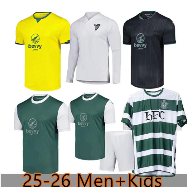 4XL 25 26 home away 3rd Youan Kukharevych Bowie 2025 Football Shirt Uniforms Men Kids Kits 1989 Hibernians 150th Anniversary special Soccer Jerseys