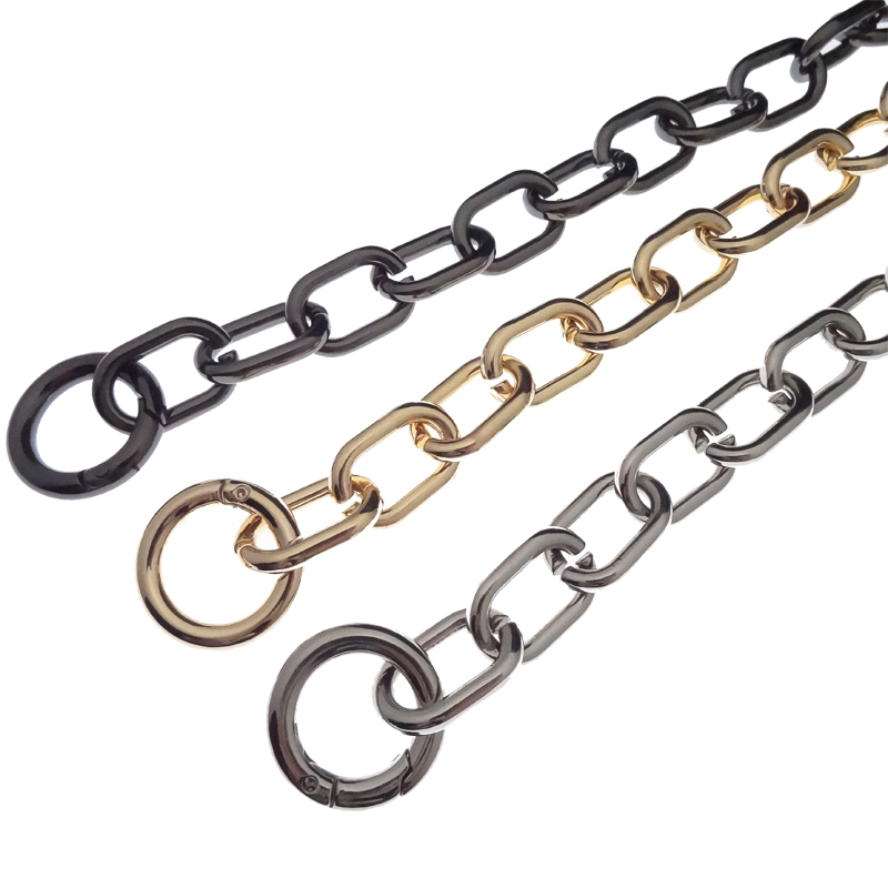 Purse Chain Strap O Shape DIY Metal Chain Cross body Chain Handbag Replacement Strap for Purse Accessories 250901