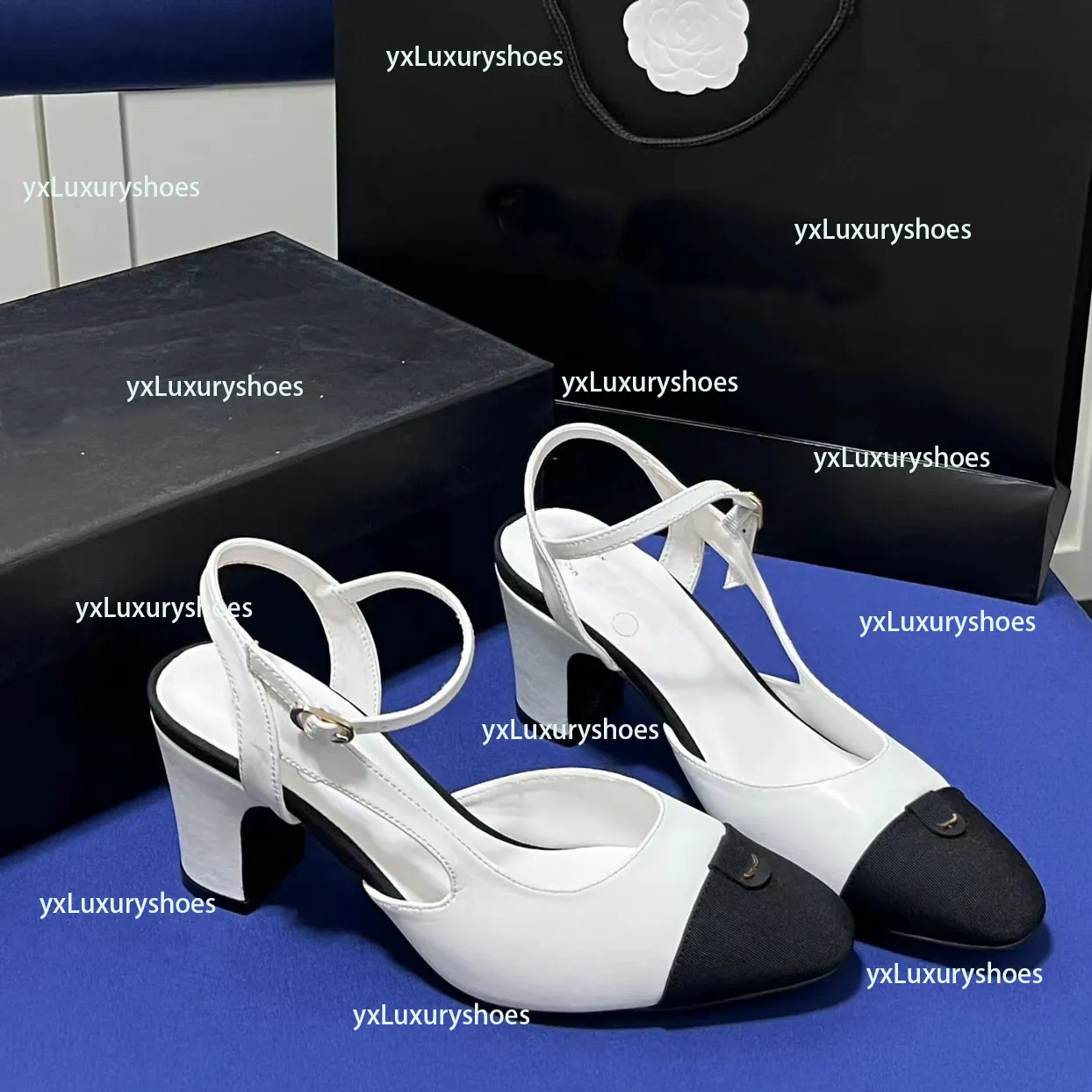 Paris women's fashion flats Designer brand luxury low heel sandals Women's Slingle boat shoes Embroidered leather lettering shoes Women's dating high heels