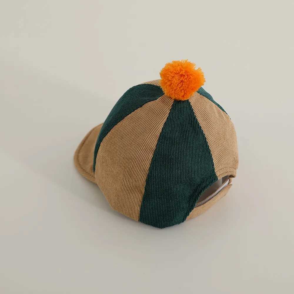 Children Patchwork Peaked Hats Fashion Baby Pointed Cap Allmatch Boy Baseball Hat Cotton Girls Sunscreen Caps Toddler Clothes Z251029