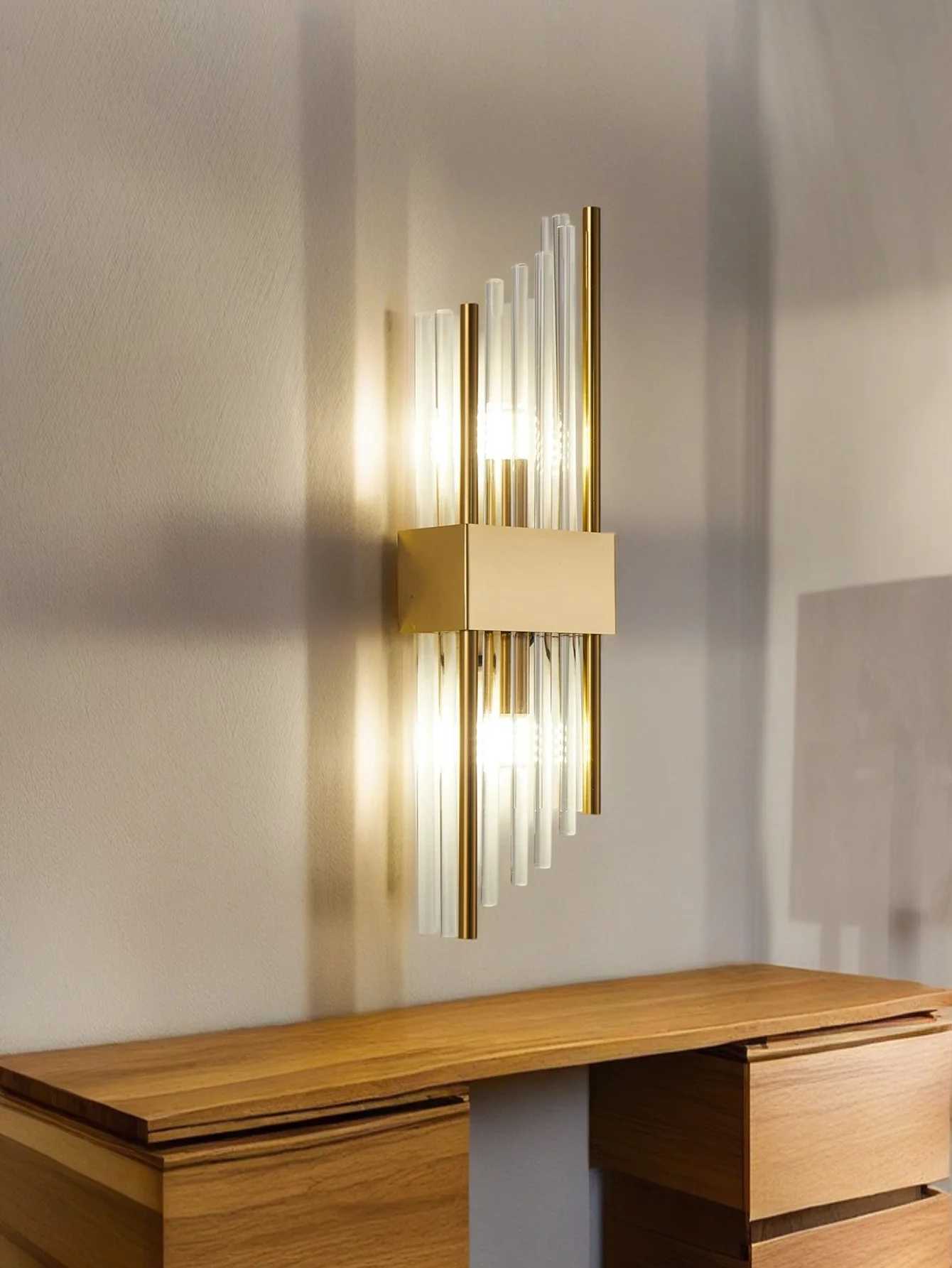 Goldenblack luxury modern wall Led light decorative lamplustre hotel living room bedroom wall sconce room decoration C250923