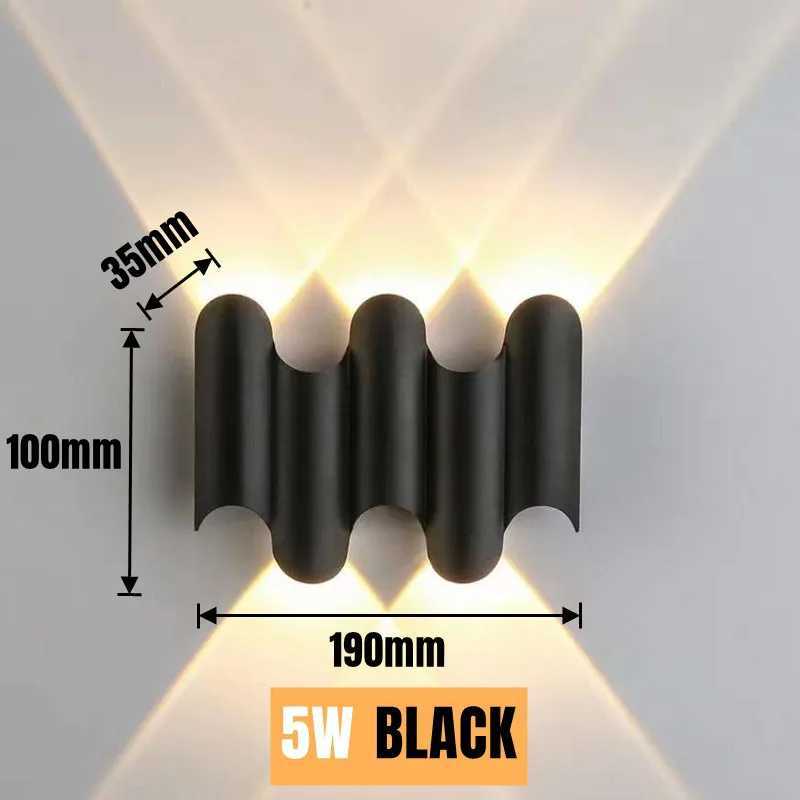 Led Wall Lamp Outdoor Waterproof Up And Down Luminous Lighting Garden Decoration AC85265or Wall Lamps Living Room Porch Outdoor C251124