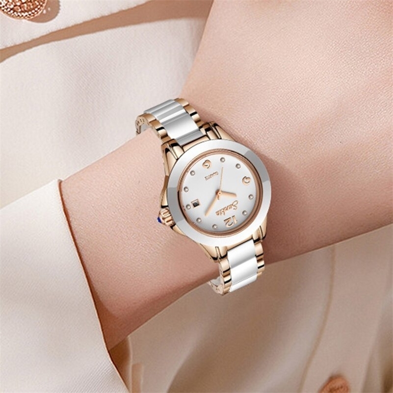 Wristwatches Fashion Women Watch Rose Gold Ladies Bracelet Watches Girl Reloj Mujer Creative Waterproof Date Clock Woman 230727