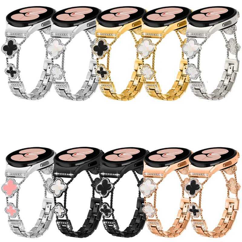 Luxury NO Gaps Quick Fit Diamond Strap for Galaxy Watch 8 Classic 47mm 4m 4567 44mm 40mm Metal Band for Galaxy 5pro 45mm Y250924awtyu
