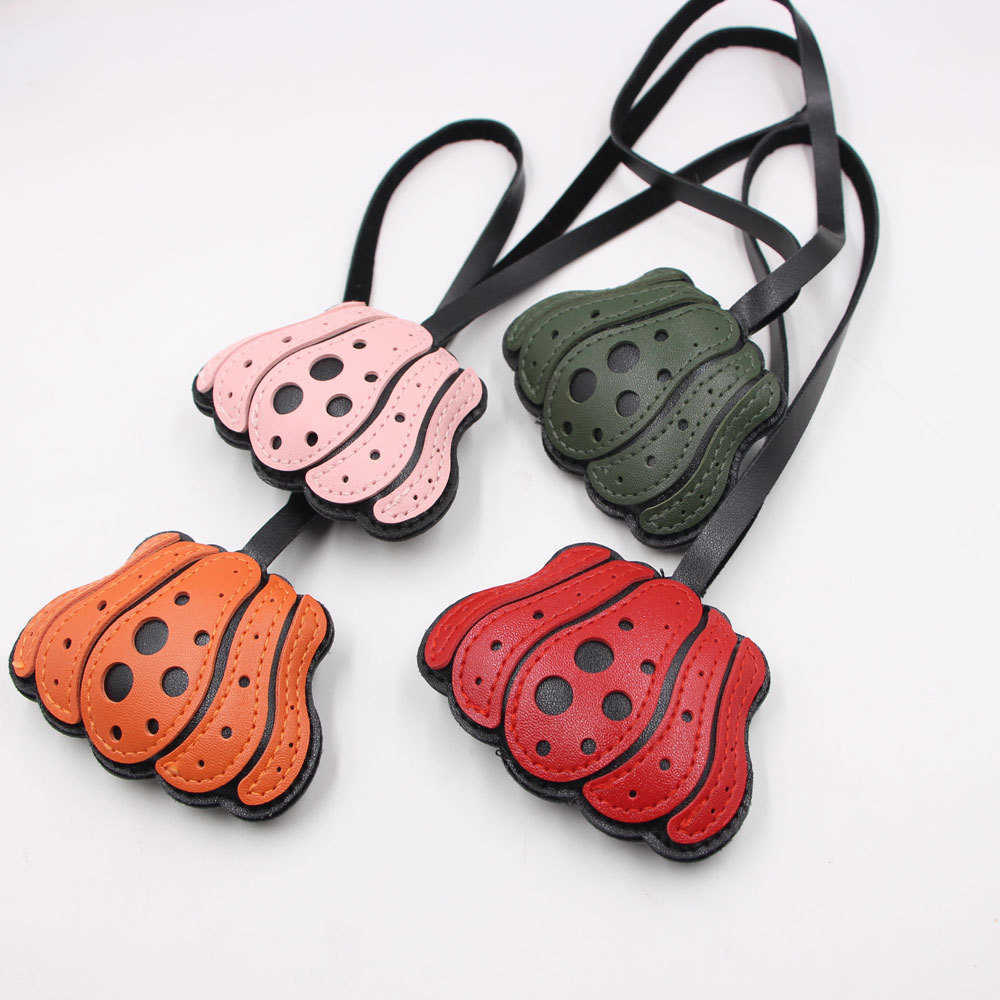 Leather Halloween pumpkin luggage hanger accessory costume decoration hanging string pendant lantern accessory accessory for accessories J250923