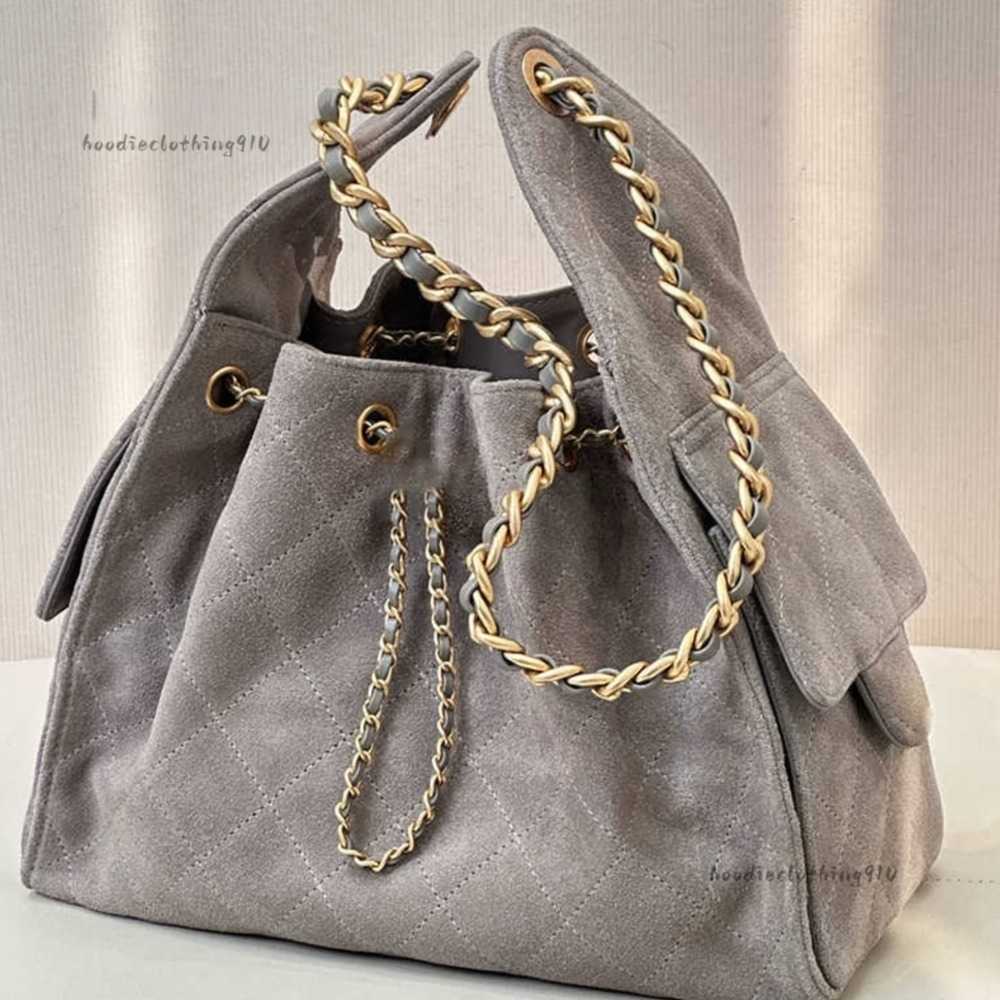 Evening Bags Evening Bags Designer shoulder diamond check long chain fashion bucket crossbody bag Big homeless person 25 suede leather grey casual luxury brand