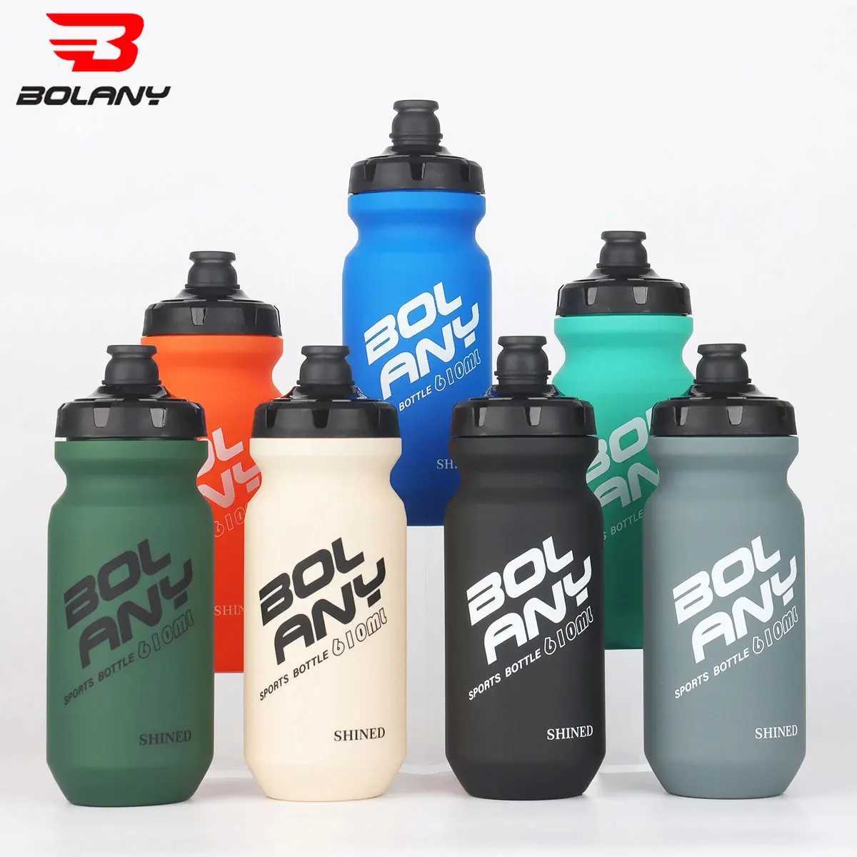 BOLANY Bicycle Water Bottle 610ml Sports Water Bottle MTB Portable Squeeze Drinking Outdoor Kettle Cycling Supplies J250923