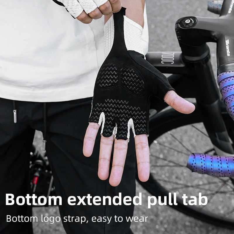 Cycling Half Finger Gloves Men Women Breathable Antislip Glove Fitness Sport Training Bicycle Gloves J2509221