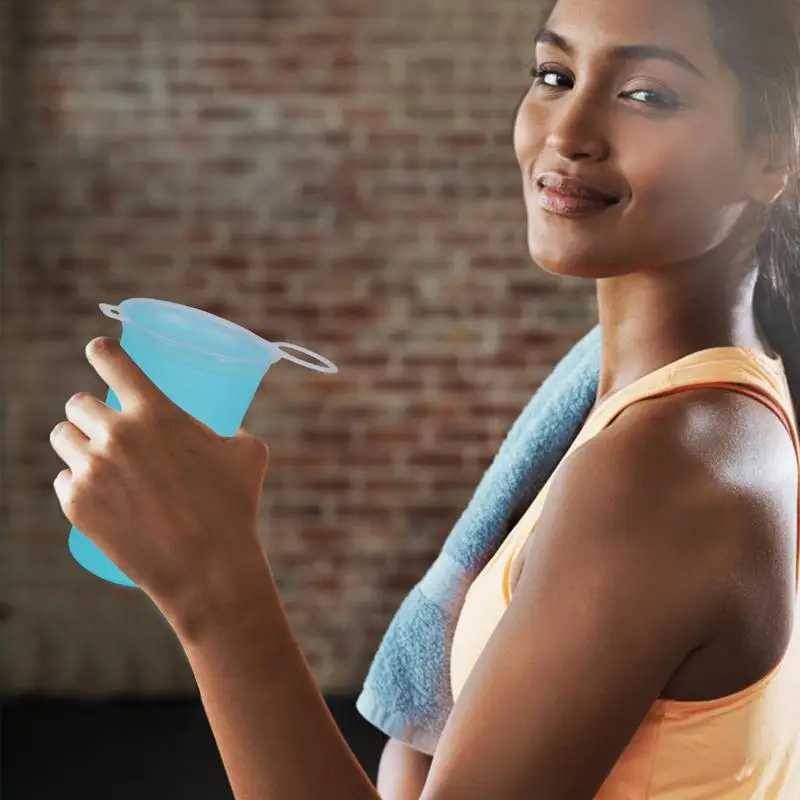 200ML outdoor camping water cup outdoor sports marathon running folding portable soft water bottle sports soft water cup folding J250923