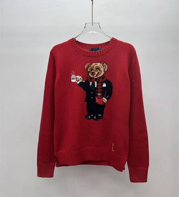 New mens cartoon sweaters bear pullovers womens cashmere knitted clothing winter fashion shirts and unique outfits L251108AN0F L251115LLS9