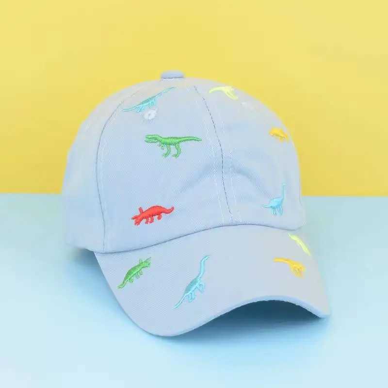 Kids Baseball Cap Dinosaur Embroidery Children Girls Boys Sun Hat Spring Summer Outdoor Adjustable Visor Baby Cap Z251029