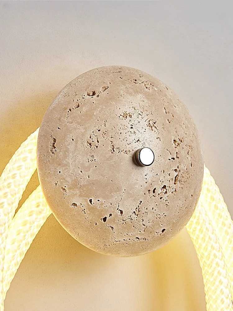 Postmodern WabiSabi Wall Lamp Nordic Bedside Sconce for Bedroom Entryway Living Room Creative Ambiance Hotel Decor C251124