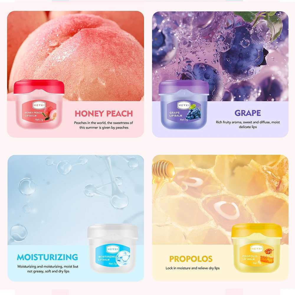 16pcs Vaseline Fruit Series Lip Balm Set Sleeping Lip Mask Moisturizing Hydrating Nonsticky AntiCracked Lip Balm Lips Care F250922