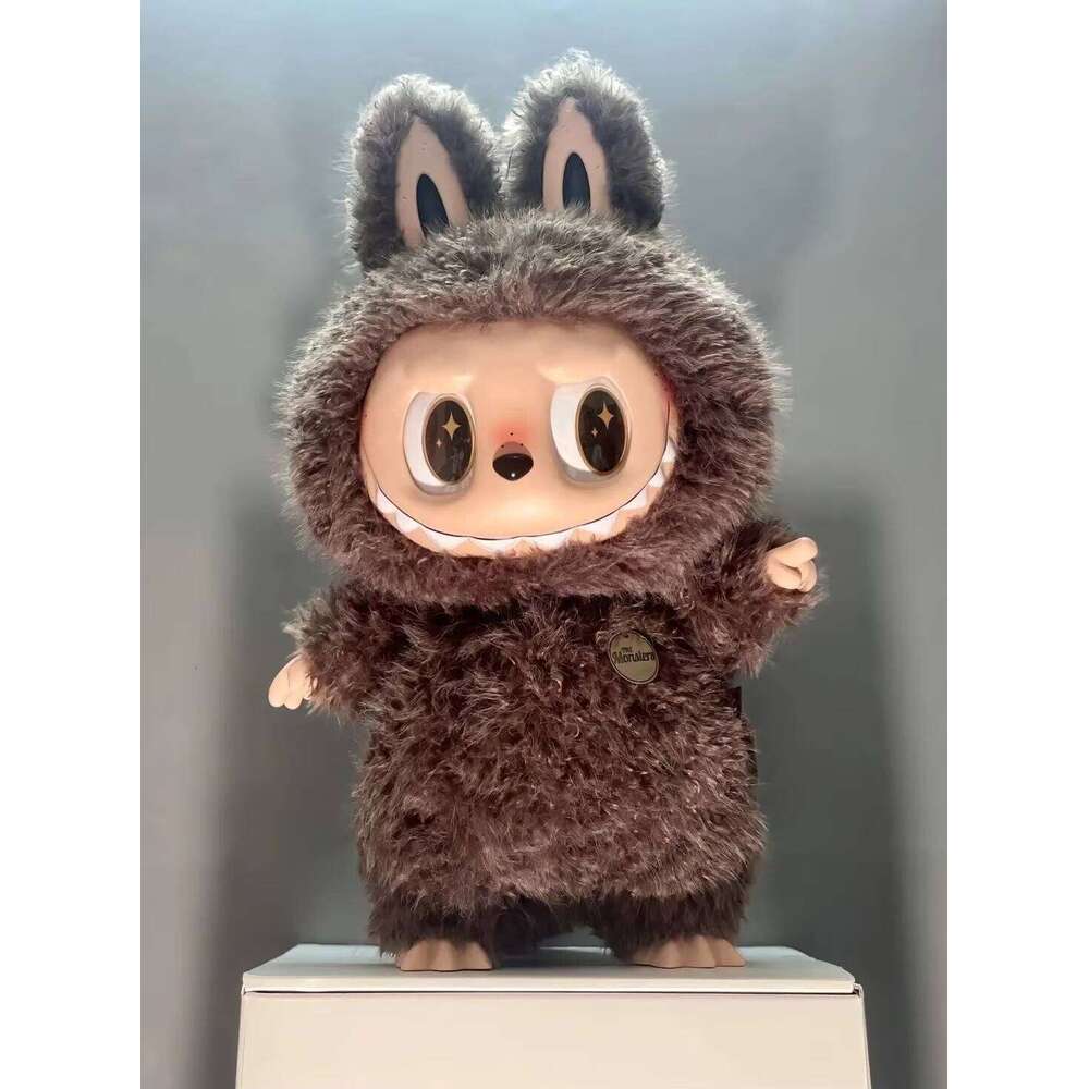Zimomo Large 58 Cm Original Labubu Plushine Anime Dolls Discover U Enamel Characters Mystery Boxes