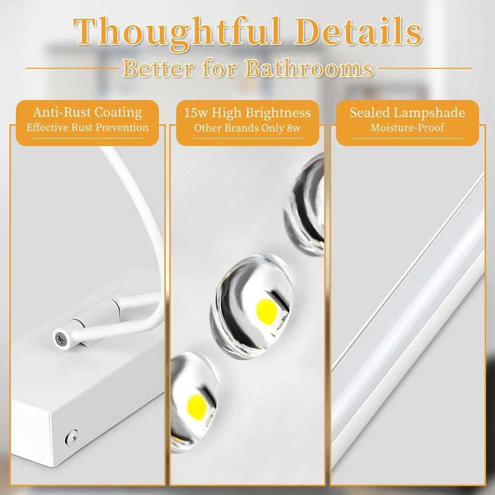 Wall Lamp Bathroom Mirror Light Led Waterproof For Makeup Modern Home Decoration Indoor Vanity Mirror Lamp Wash Basin Lighting C2511241
