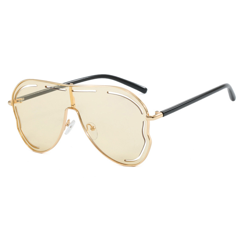 Oversized Retro One-Piece Sunglasses Women Men Fashion Trend 2025 Influencer Style