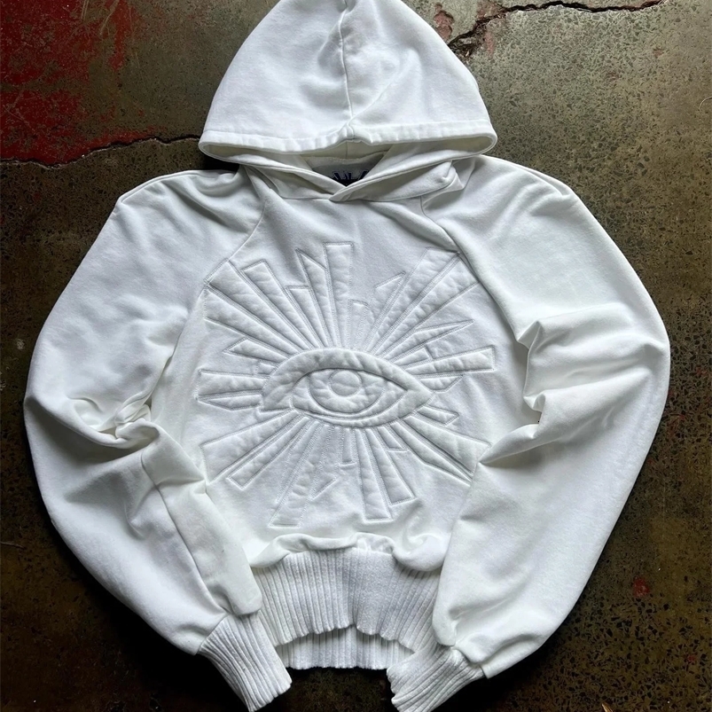 Sweatshirt Y2k Tops Harajuku Hip Hop Oversized Embroidered Pattern Hoodies women Goth Punk Men and Women Hoodies Streetwear 240822