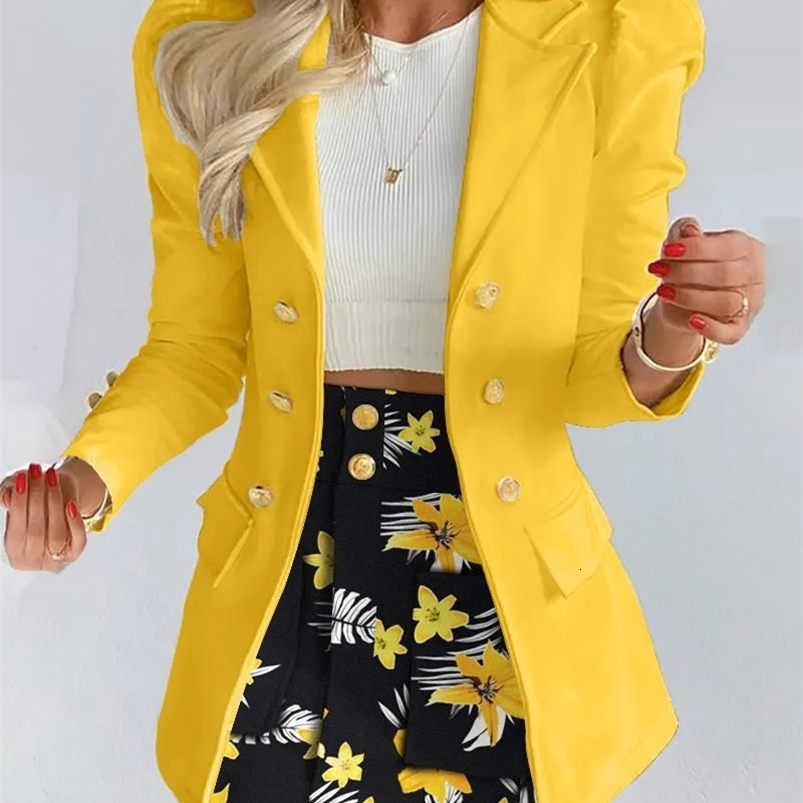 Womens Elegant Plaid Print Blazers Skirt Two Piece Set Spring Summer Fashion Long Sleeve Coat And Skirt Sets Office Ladies Suit 240826