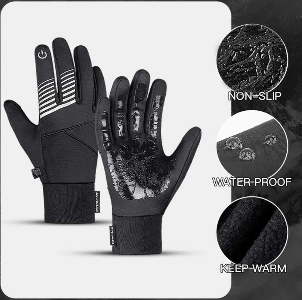 Winter Gloves for Men Women Tactical Touchscreen Waterproof Gloves Nonslip Glvoes for Outdoor Hiking Walking Cycling J250922