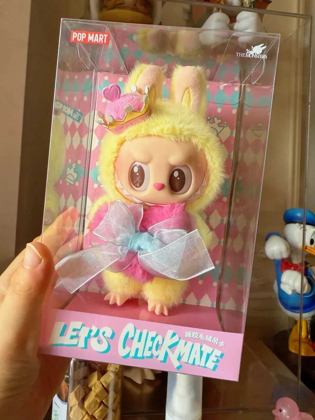 Labubu Labubu King and Queen Chess Adventure and V1 Time To Chill 37CM Blind Box Vinyl Plush Hanging Card Gifts X250923