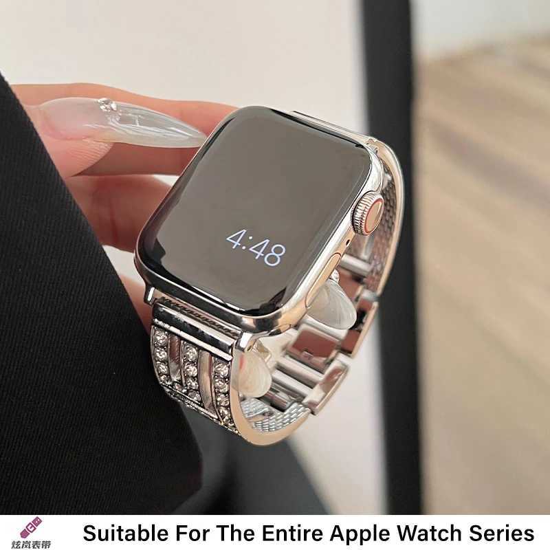 Luxury Luxury Couple Strap for Watch UItra 2 9 8 7 6 5 4 SE Spiral Bracelets for IWatch Series 42mm 40mm 38mm 49mm 45mm 44mm Band Y250924awtyuab