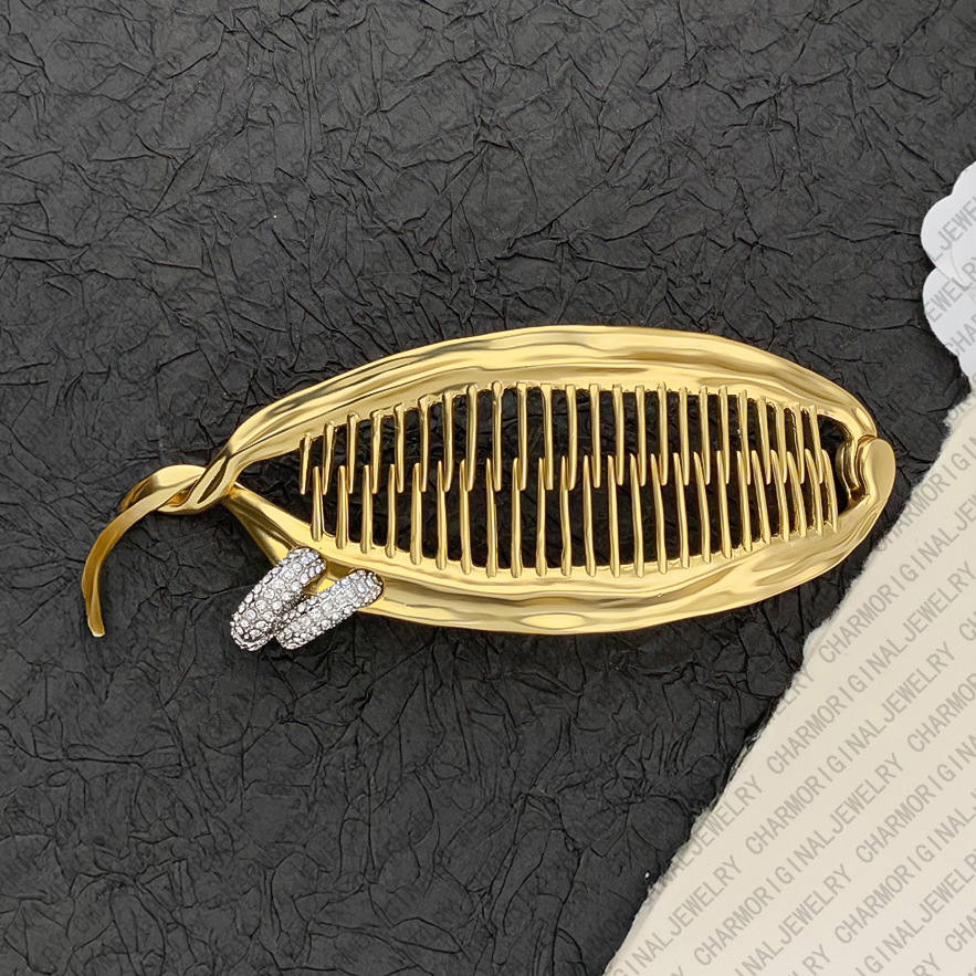 chiaparelliHair Clips Designer Hair Clips Women Tooth Barrette Luxury Jewellery Designer for Women Vintage French Chic Hair Accessory Elegant Premium