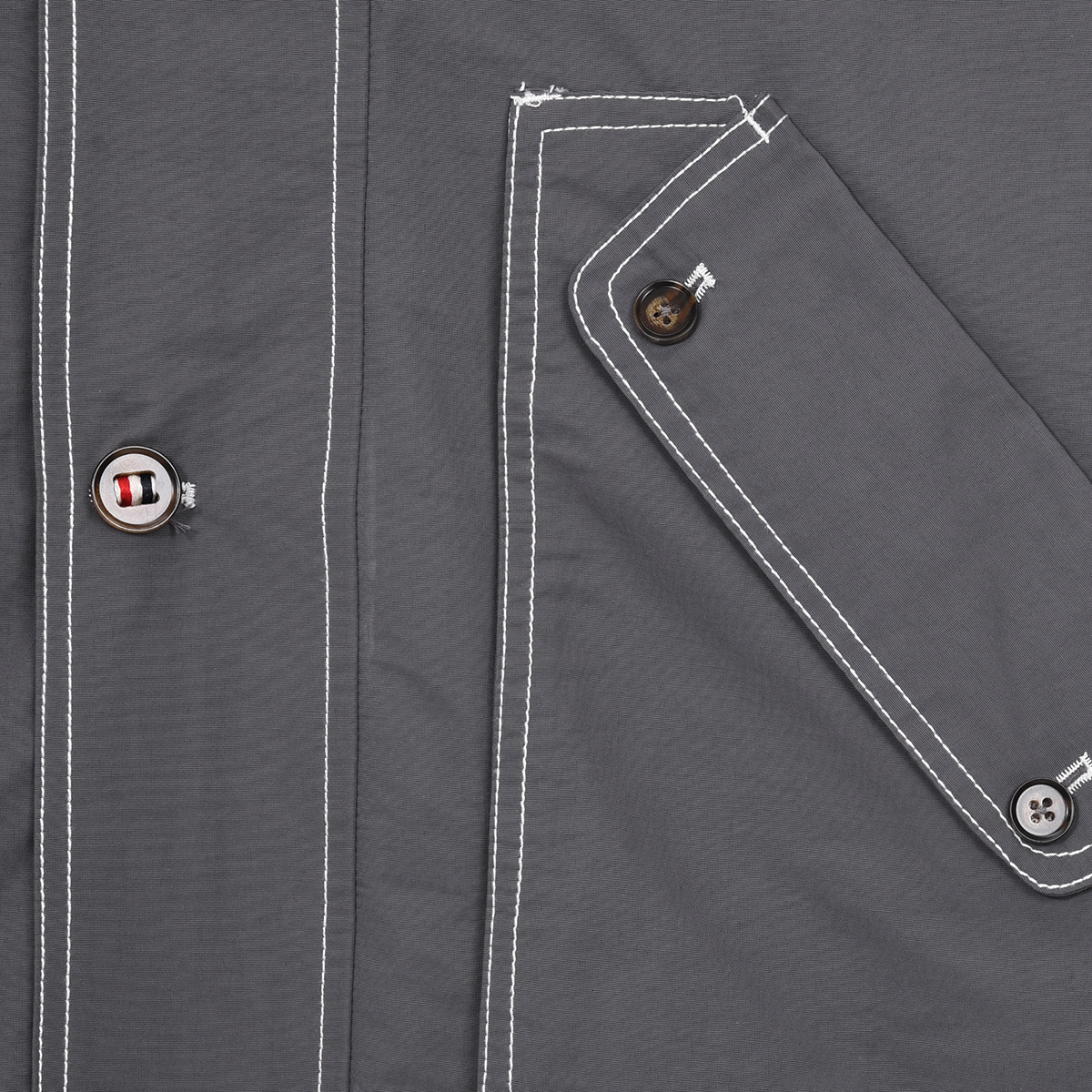 2025 Autumn New TB BROWIN Men's Turn-Down Collar Korean Style Casual Raglan Sleeve Lined Jacket